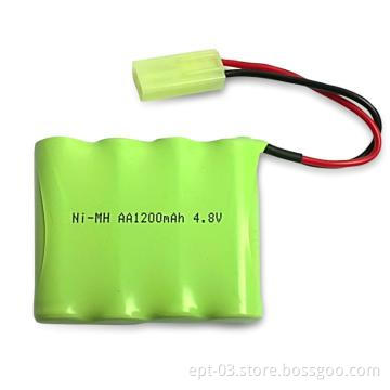 4.8V 4S AA1200mah Nimh battery for RC hobby